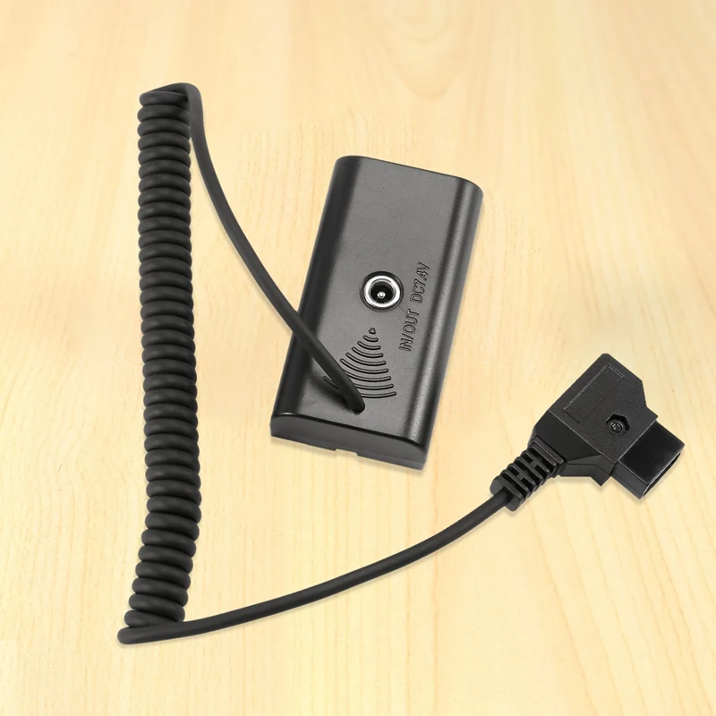 Power Adapter Cable For D-Tap Connector To NP-F Dummy Battery For Sony NP F550 F570 F770 NP F970