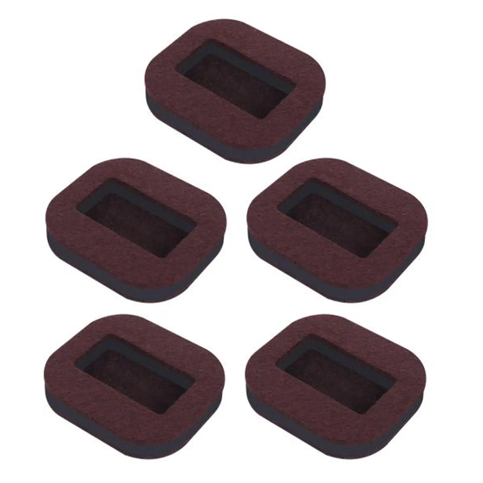 5pcs Office Chair Wheel Stopper fissaggio sedia antiurto graffi in legno previene mobili Pad tappeto Wheel Caster Stopper F Z7A6