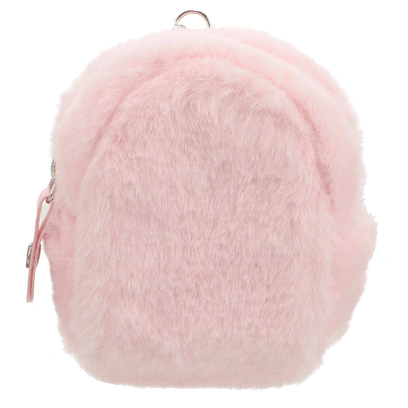 Sac en peluche mignon pour fille, petite pochette en peluche, sac à main Portable en peluche avec porte-clés, pochette porte-clés