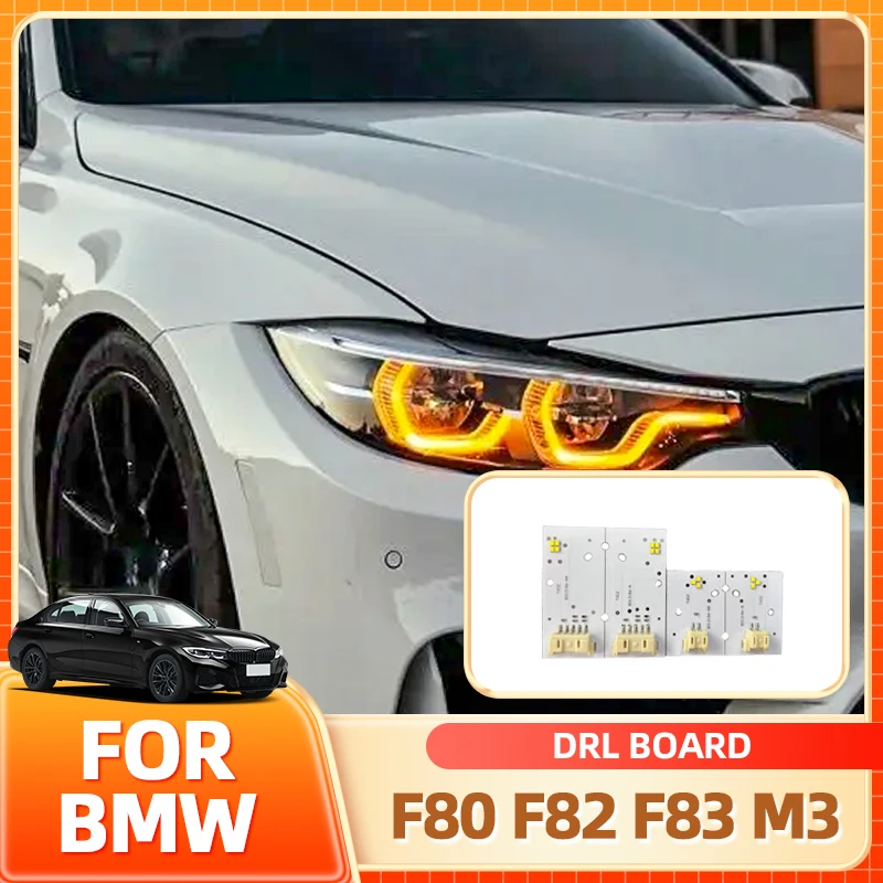 

Glasses Holder Non-RGB Adaptive Headlight Angel Eye DRL Boards For 2018 - 2020 BMW F80 F82 F83 M3 M4 LCI 420i 430i 440i Dayti
