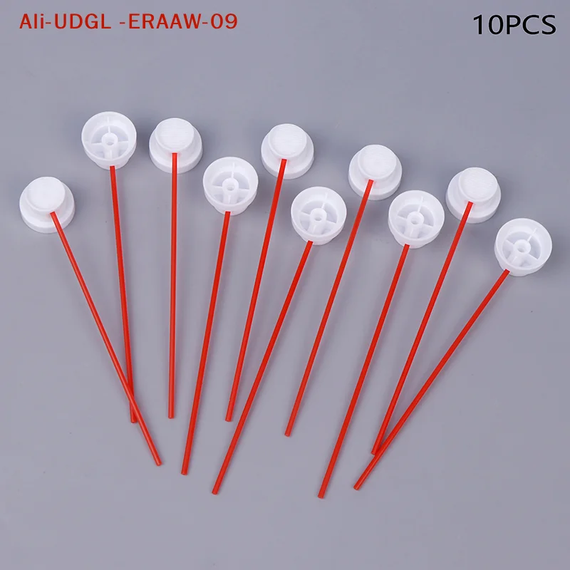Pack of 10, Fit Female Cans, Spray-Paint Caps, Needle-Cap Spray-Paint Nozzles, Red Thin-Tube Tips
