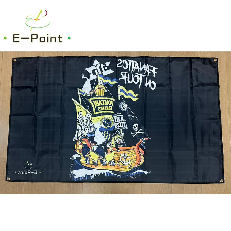 Maccabi Fanatics On Tour Flag Banner 3ft*5ft (90*150cm) Size Flags Banners MTAFL008