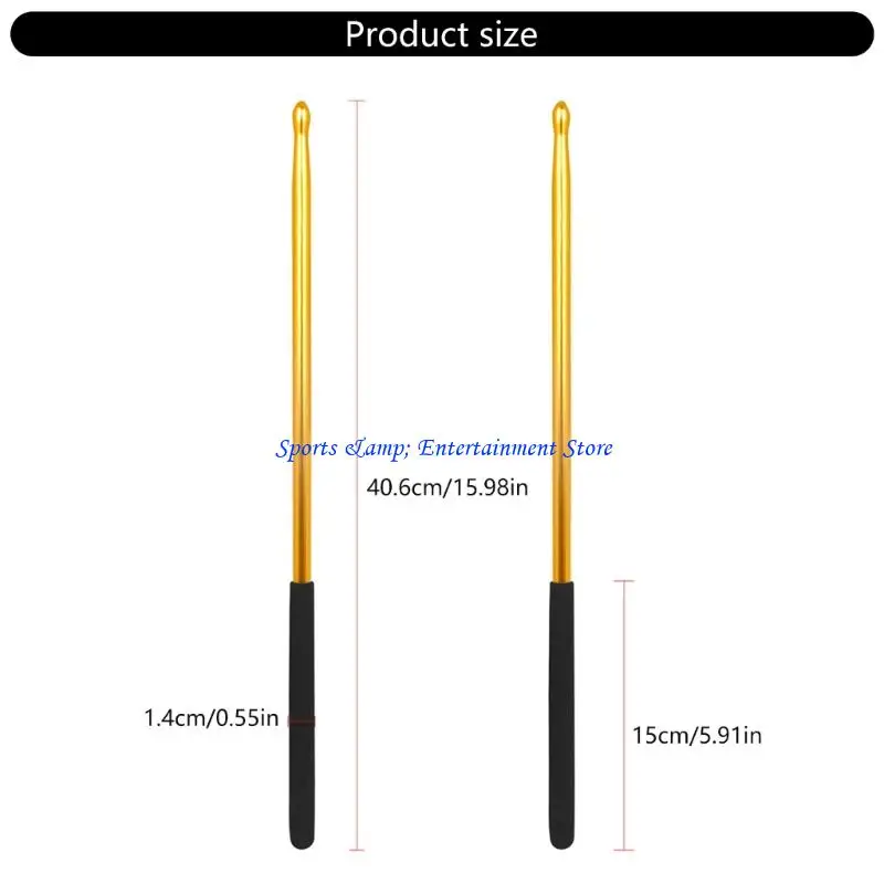 G7NF Music Student Drumps Drumsticks تدرب عصي الطبل مثالية للموسيقى