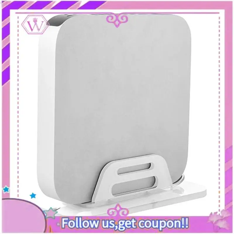 Acrylic Bracket For Mac Mini 2023 M2 Chip Wall Mounted Holder Desktop Stand For Mac Mini 2010-2020 M1