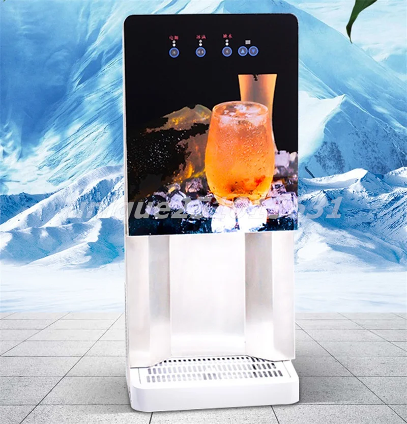 120kg/Daily Ice Cube Making Machine Electric Ice Making Machine Commercial Home Use Countertop Bullet Cube Ice Maker