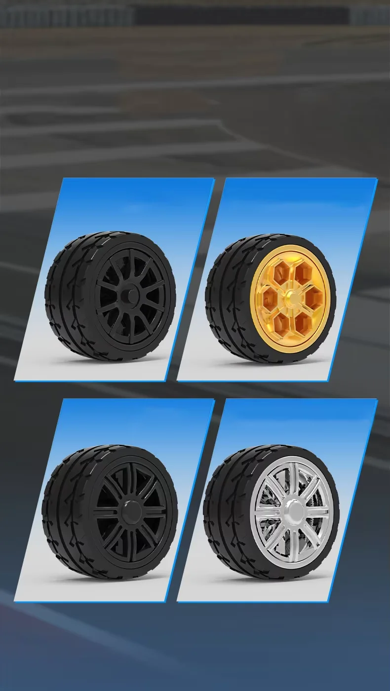 SEMBO BLOCK Berühmte Autoserie Sportwagen-Bausatz Bausteine MOC Rennwagen-Modell Bausteine Supersportwagen-Spielzeug Geburtstagsgeschenke – Detail 7
