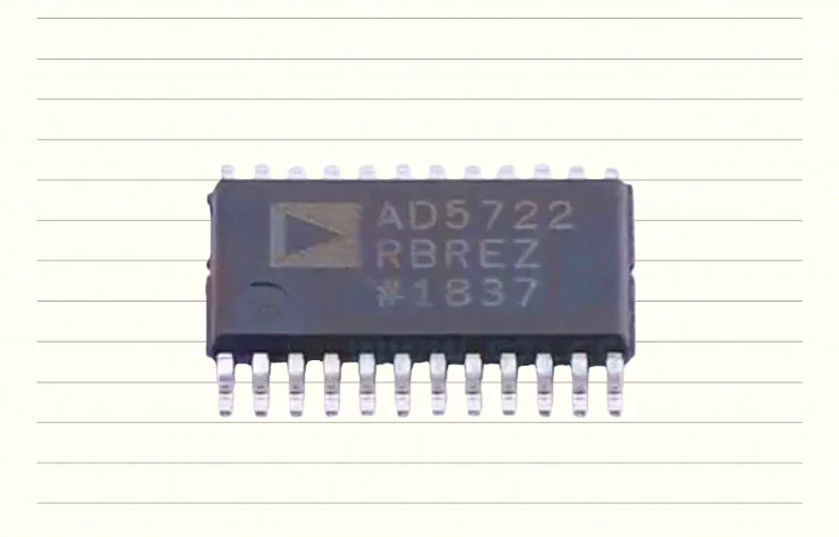 Brand new original AD5722RBREZ-REEL7 AD5722RBREZ TSSOP-24 digital to analog conversion chip with dual 12/14/16 bit serial input