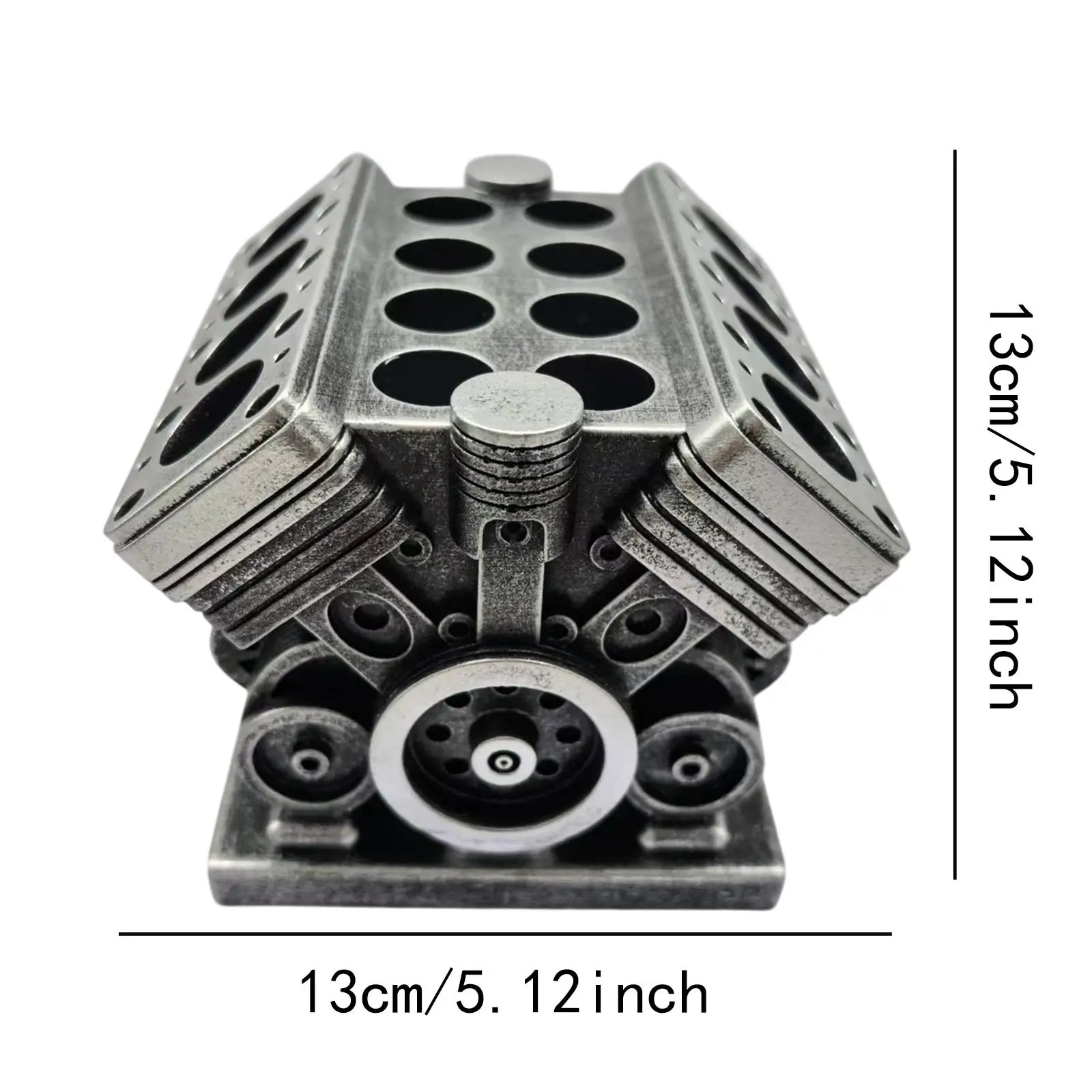 Punk pennenhouder Home Decor Ornament Hars Standbeeld Decoratie Potloodhouder