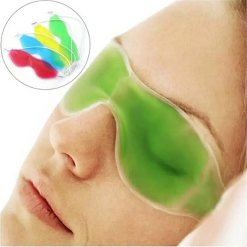 1pcs Ice Eye Summer Dark Circles Removal Eye Fatigue Relief Eye Gel Ice Goggles Sleep Masks Cooling Relaxation Improvement Sleep