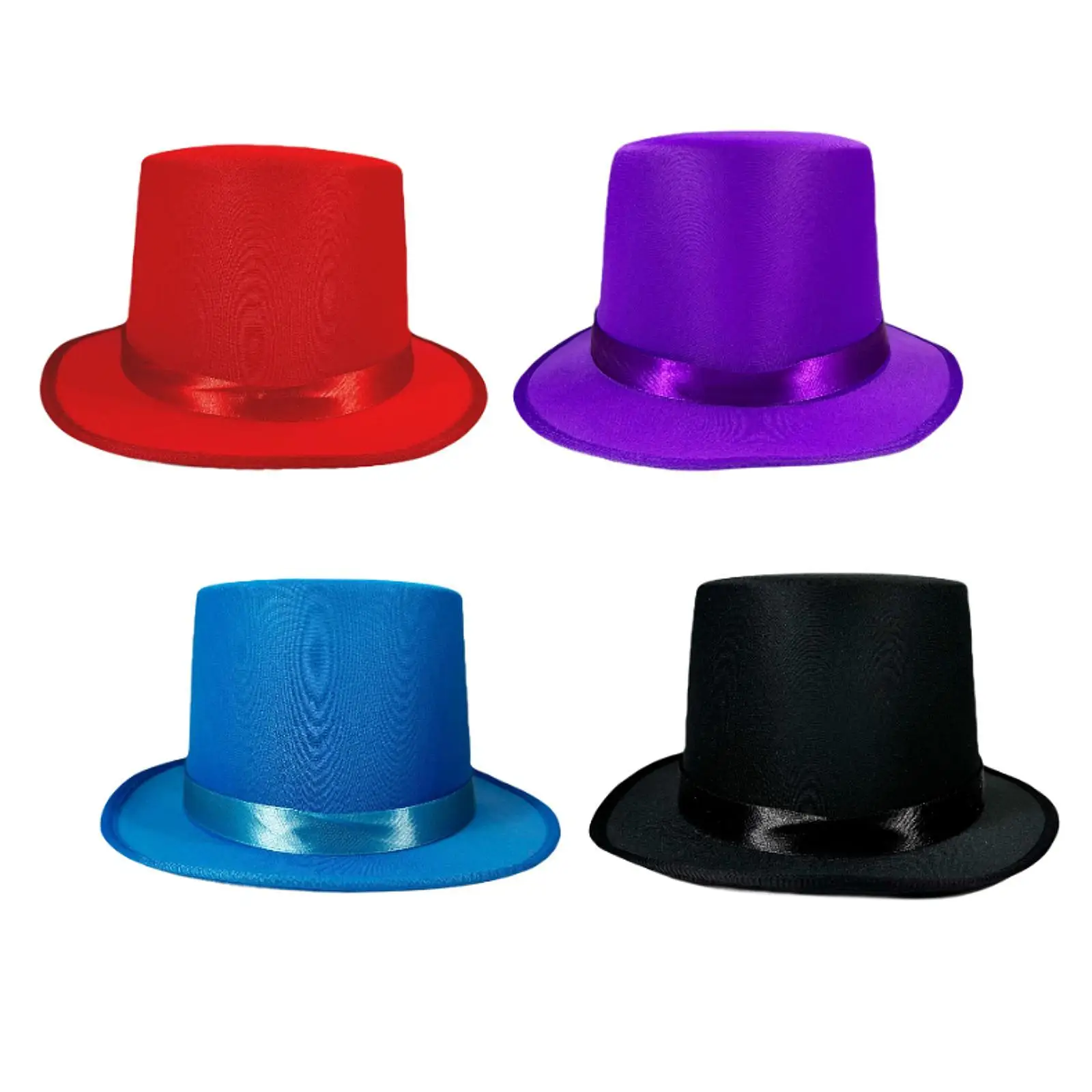 Top Hat Ceremonial for Women Men Party Accessory for Role Playing Themed Parties