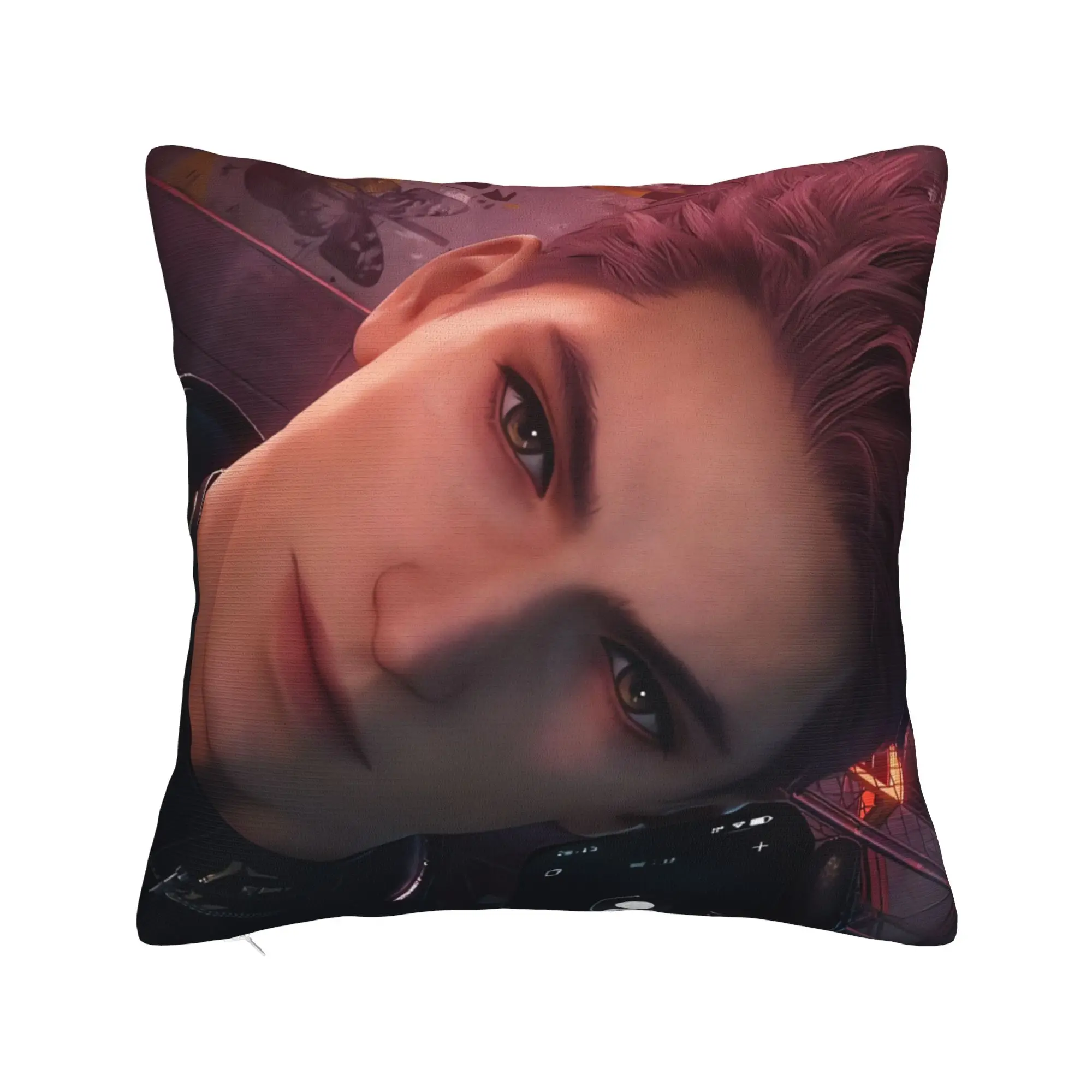 COOL V-Valko L-Love and Deepspace Pillow Cover  Square Cushion Cover Retro Trendy Pillow Case For Sofa Home Decor