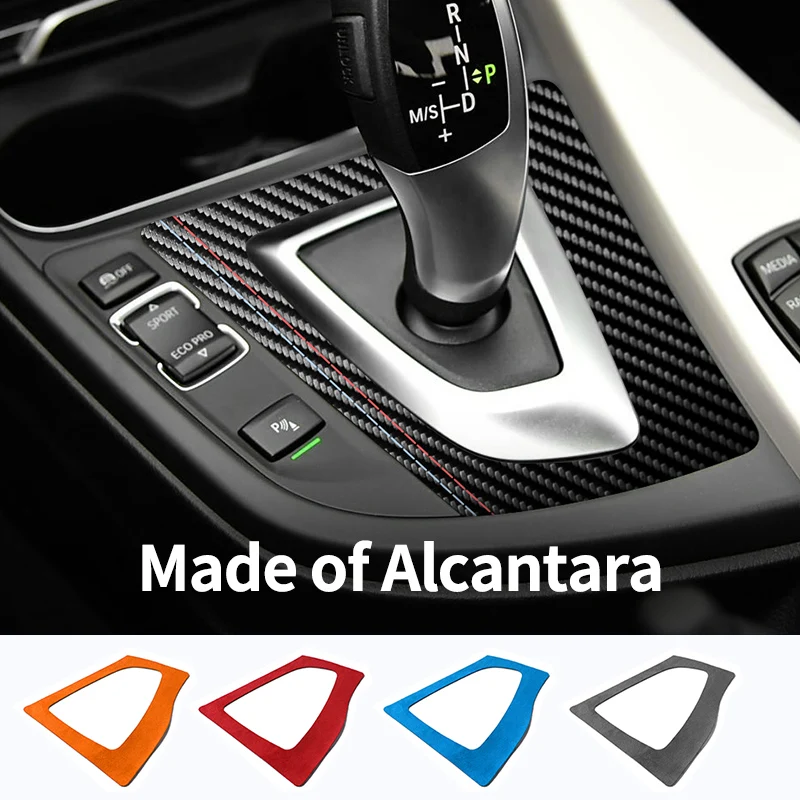 

For BMW F30 F34 (2013-2018) F36 (2014-2019) Car Gear Shift Panel Trim Sticker Anti Scratch Carbon Fiber Interior Accessories