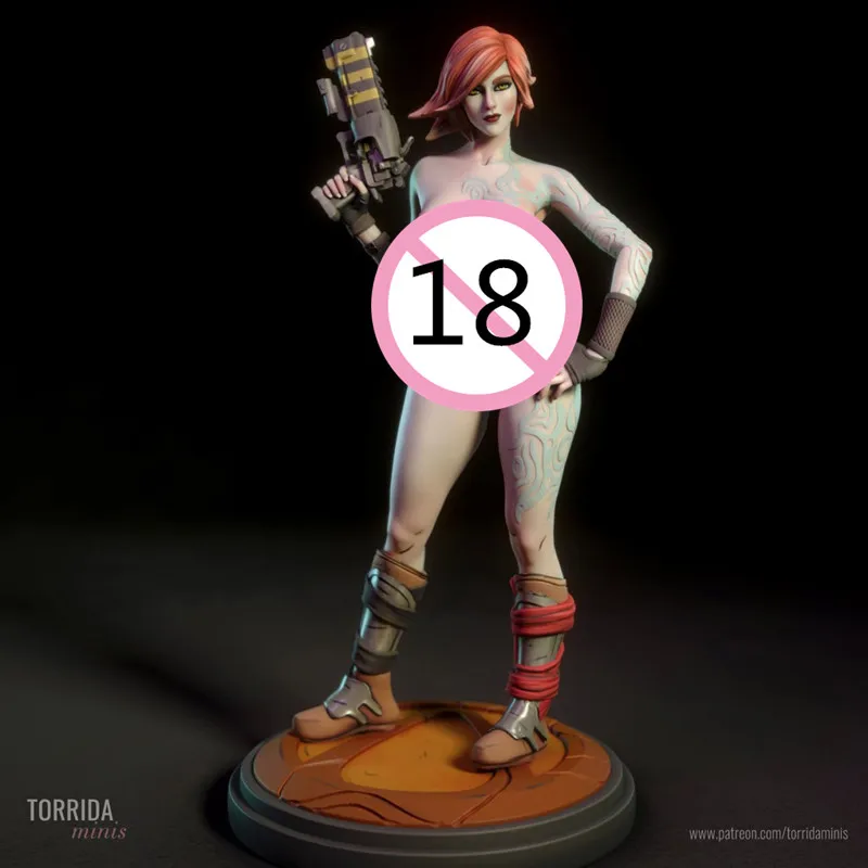 

1/24 Scale Lilith Resin Figure Model Kit Unassembled Unpainted Statuettes Toys