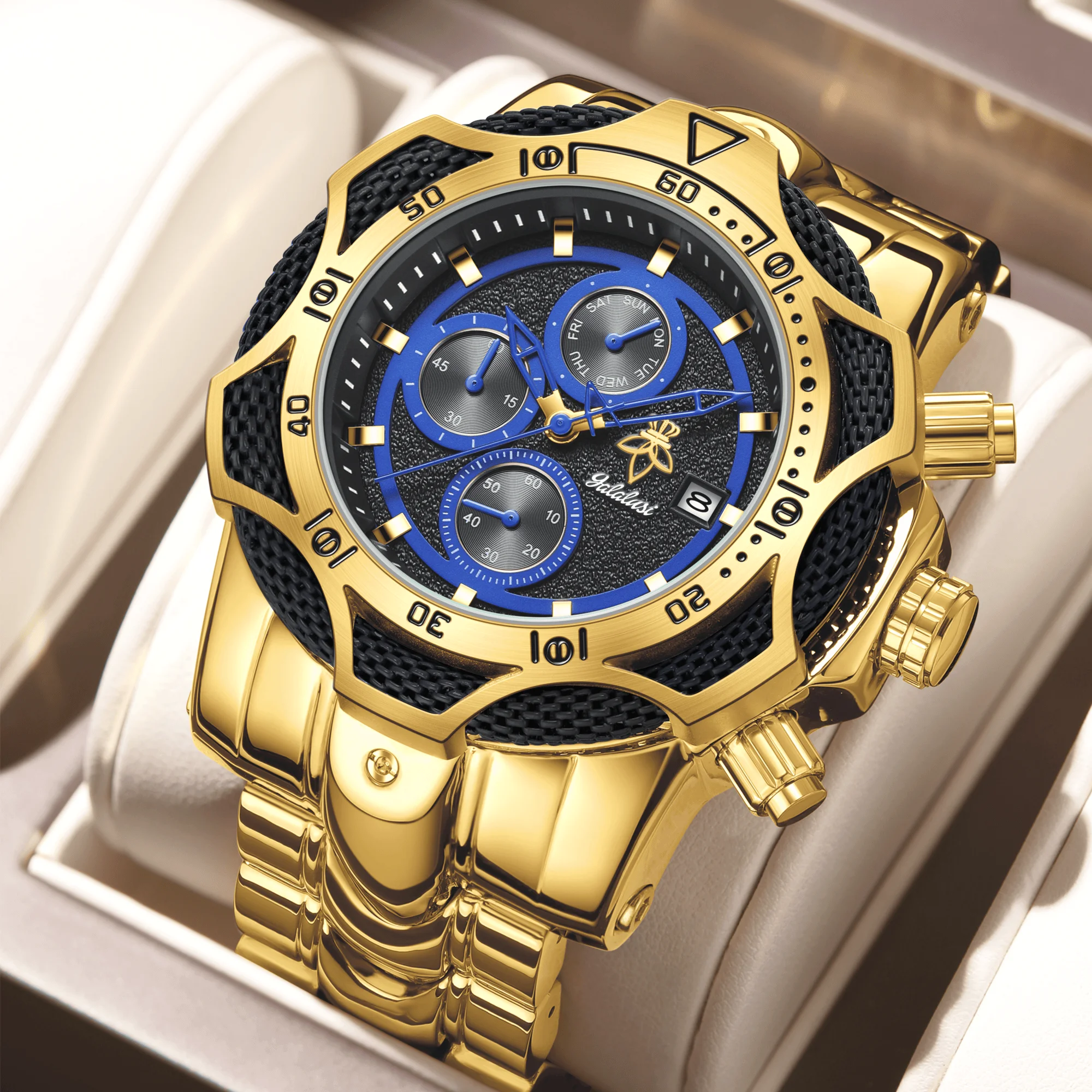 Outdoor Lighting Timer - Orologio sportivo da uomo YaLaLuSi Fashion,