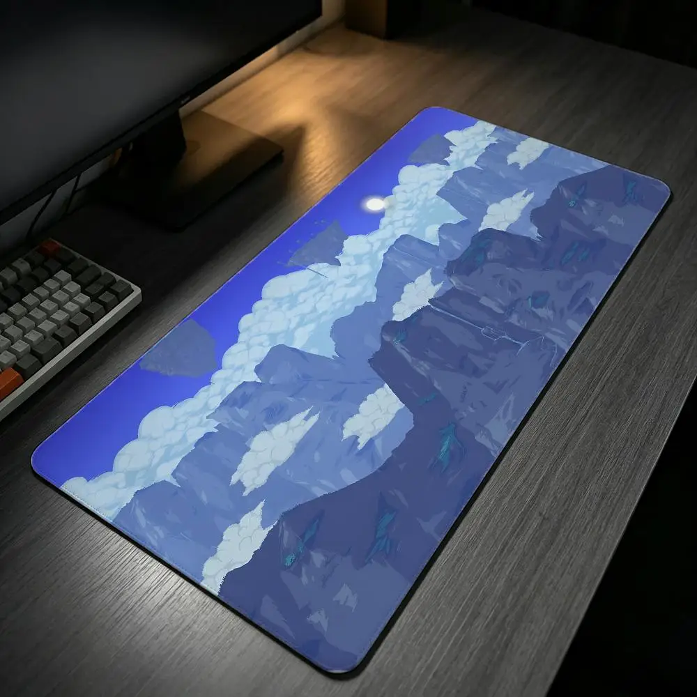 game Terraria Mouse Pad MousePad Stitched Edge Gaming Anti‑Slip Rubber Base Waterproof Desk Mat For Office Laptop PC