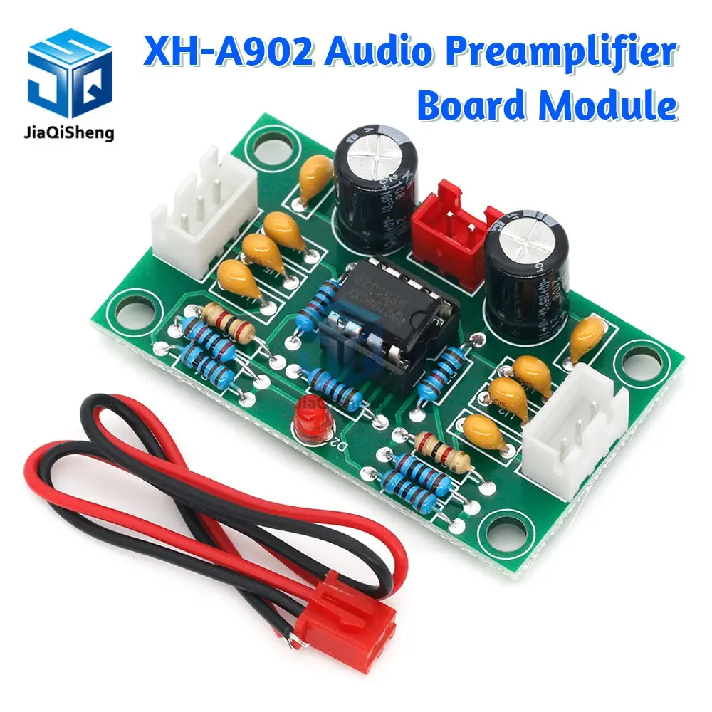 XH-A902 Audio Operational Preamplifier Board Module NE5532 Amplifier Front Panel Digital Tone Board Wide Voltage