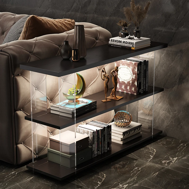 

Side few light luxury living room small coffee table corner corner side cabinet sofa bedside sofa side