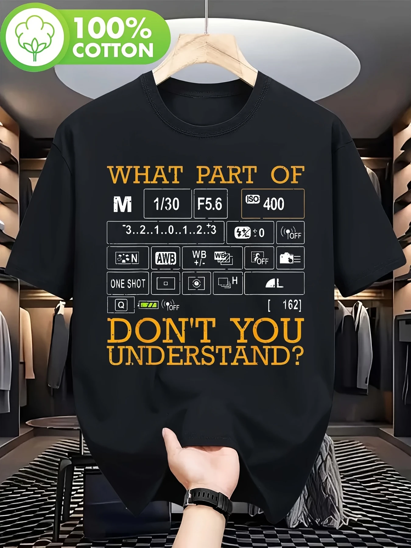 Photography Icon Set - Camiseta com tema fotográfico e design