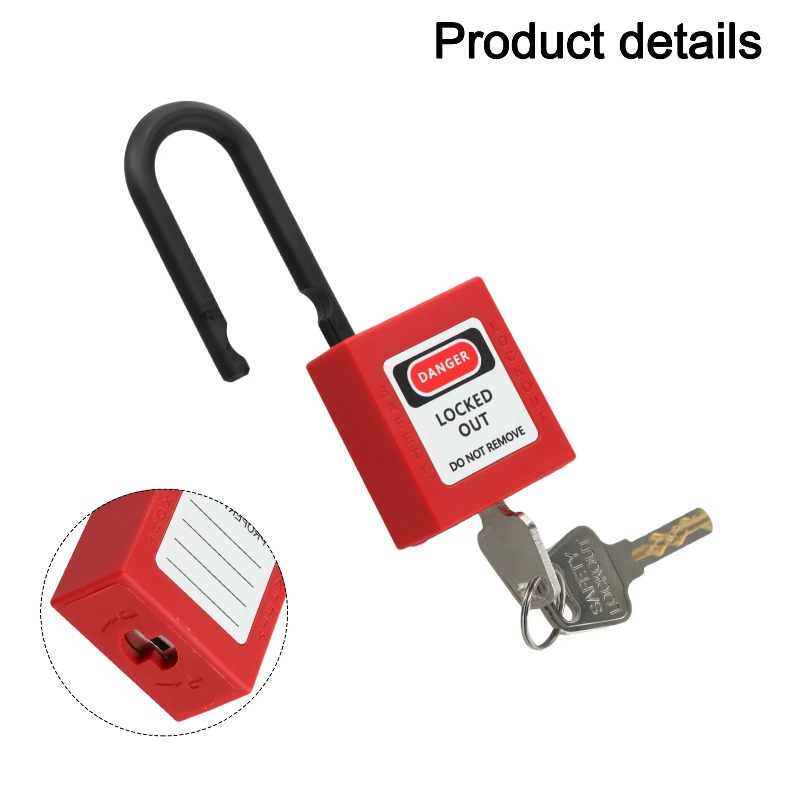 UV Resistant Padlock For Harsh Conditions Insulation Lock Extreme Temperature Resistance Flexible Key Management