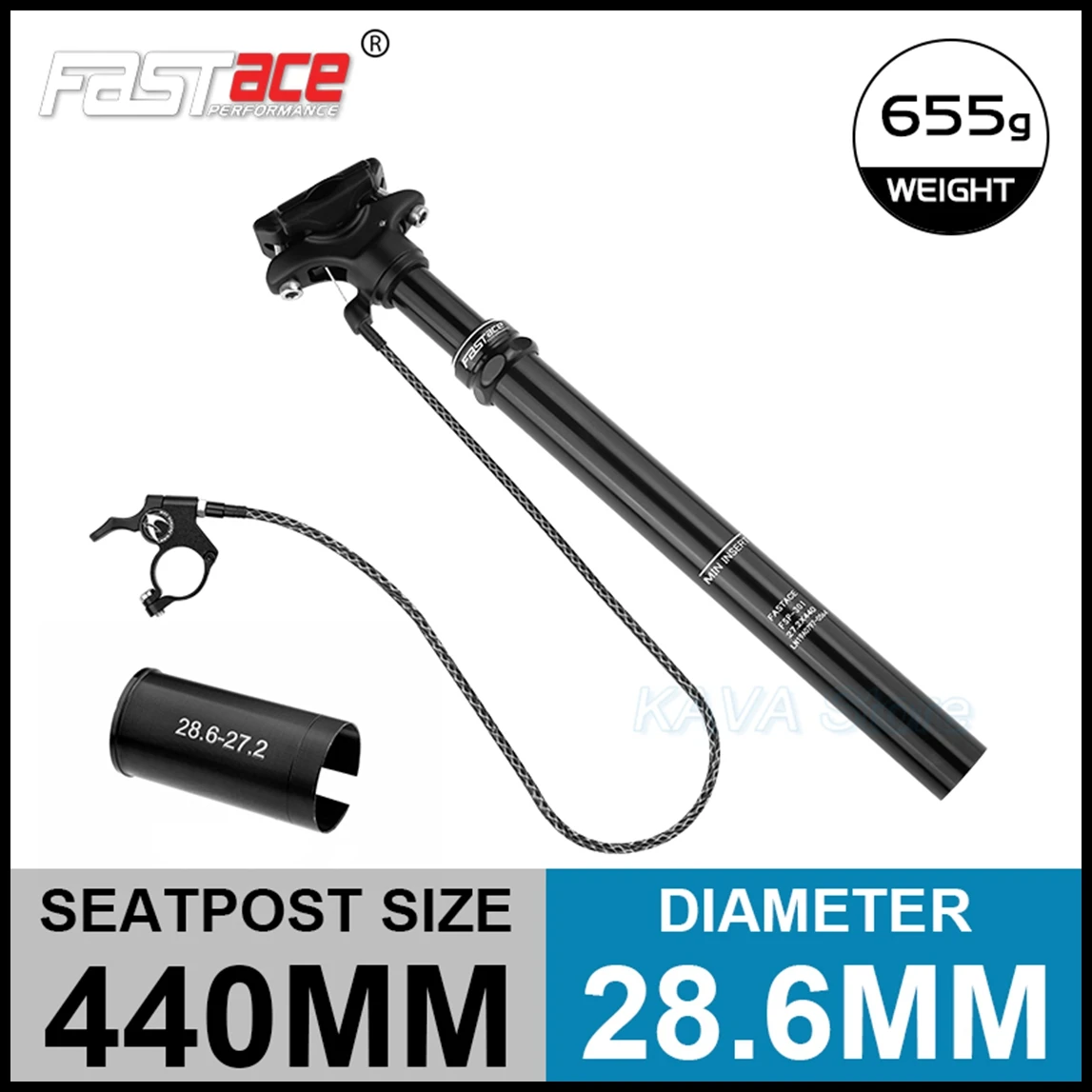 Fastace FSP301 302 303 MTB Zadelpen Externe Interne Kabel Mountainbike Dropper Afstandsbediening Verstelbare Hoogte Fiets Onderdelen