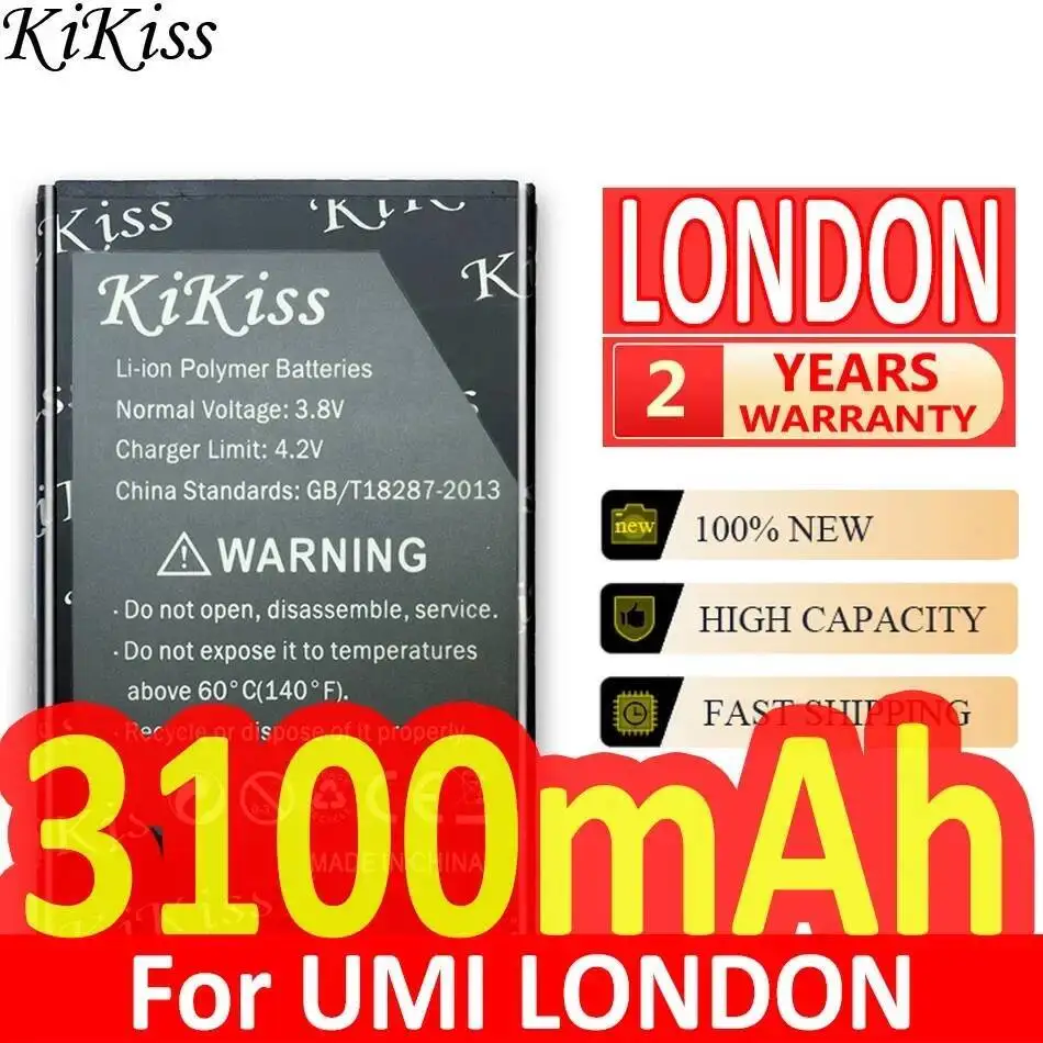 

3100Mah High-Capacity For Umidigi Umi London Durable Mobile Phone Battery