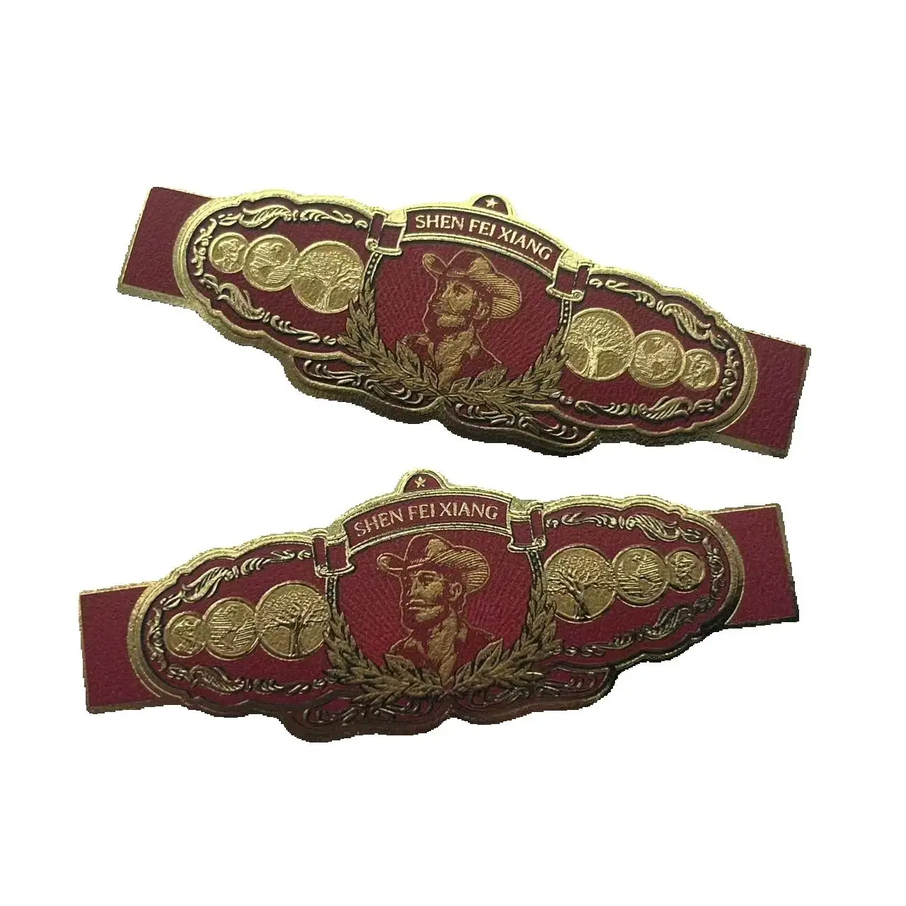 

Изготовленные на заказ этикетки для сигарных колец | Тисненые ленты для сигар из золотой фольги | Роскошная заводская поставка печати этикеток для сигар на заказ