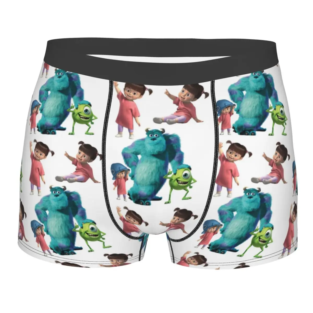 

Мужское нижнее белье Custom Monsters University James P. Sullivan, эластичные трусы-боксеры, мягкие трусы для мужчин