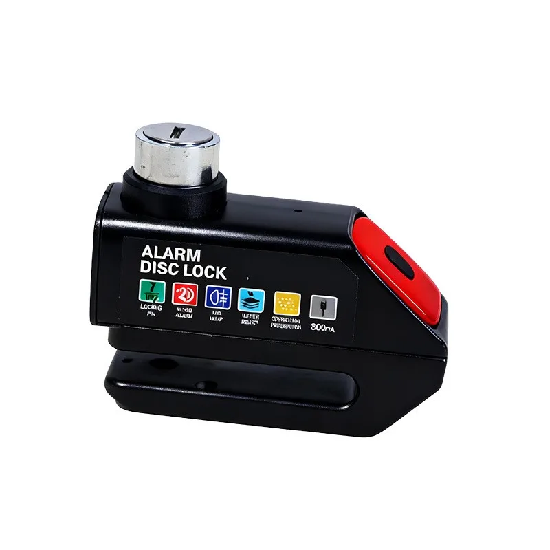 

Замок дискового тормоза, сигнализация для мотоцикла, замок диска 120 дБ для мотоцикла, велосипеда, скутера