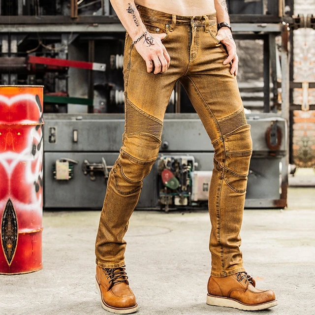 Uglybros Coated Windproof Motorcycle Racing Jeans Men s Road Driving Motorbike Protective Pants Riding Pants Pantalones Moto AliExpress