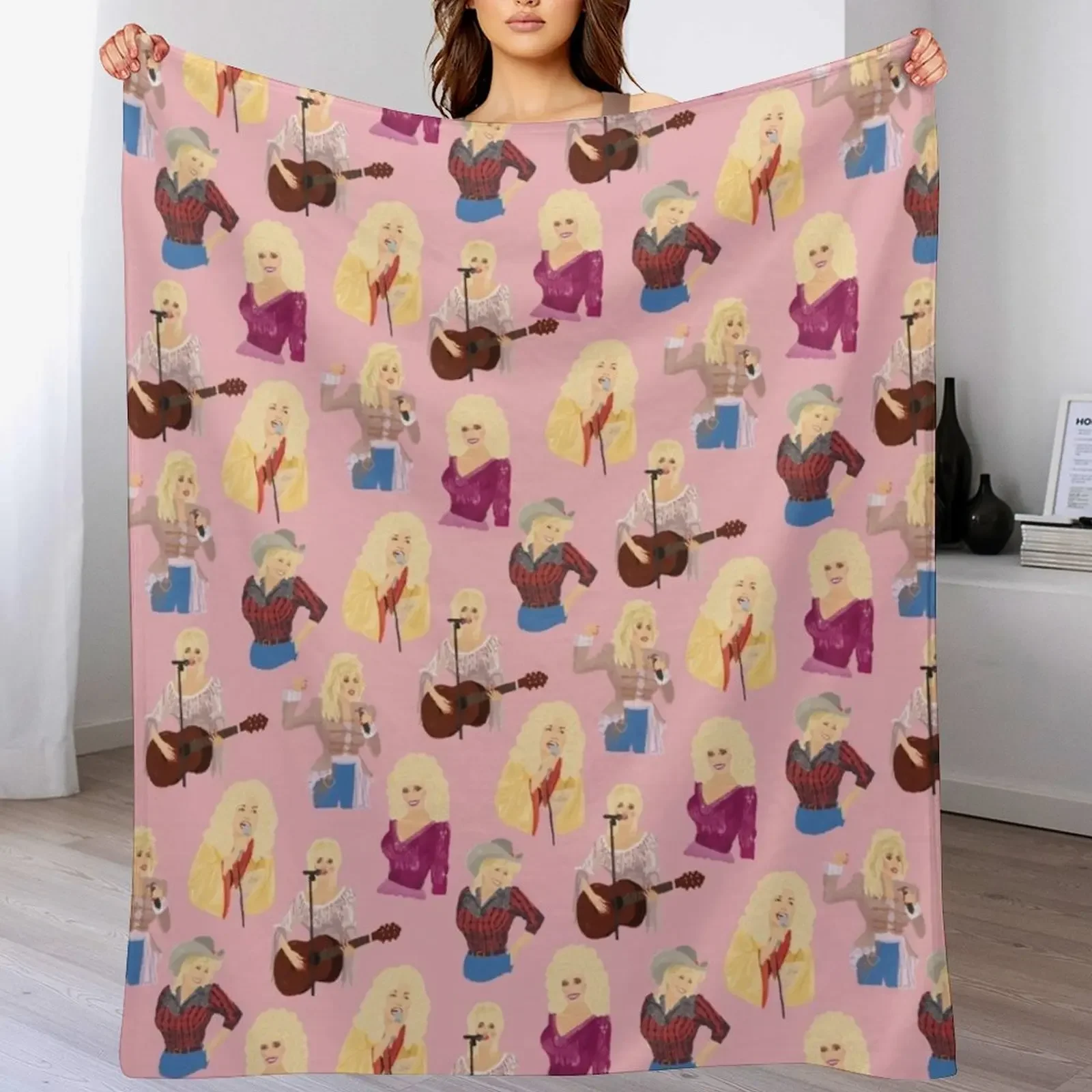 

Here You Come Again Throw Blanket funny gift Multi-Purpose Decoratives Blankets
