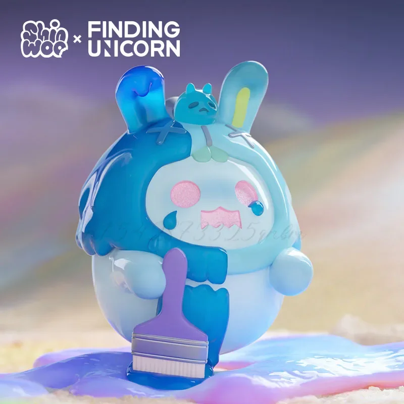 Shinwoo The Lonely Moon Series Blind Box Guess Bag Mystery Box Toys Doll Cute Anime Figure Desktop Ornaments Gift Collection