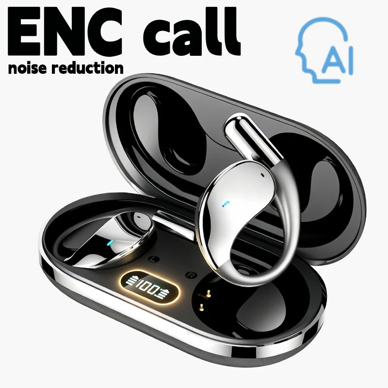 

YYK-Q39 Open Ear AI Earbuds144 Languages Real-time Translation Bluetooth 5.3 with AI Assistant & Recording Business Travel & Mee