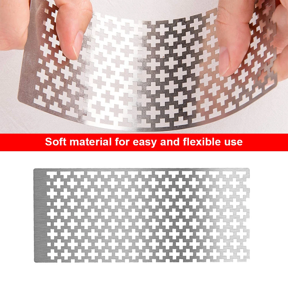 DIY diamentowe malowanie linijka stalowa rysunek narzędzia do haftu krzyżykowego Mesh linijka Nano wiertarka haft ze strasem punkt akcesoria do wiertarek