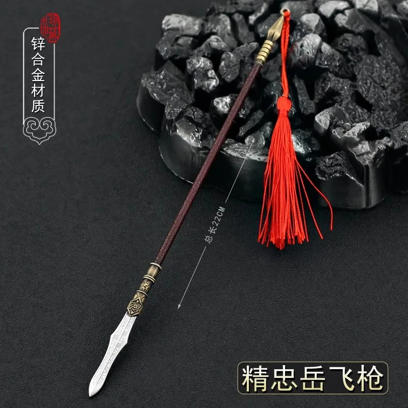 1/6 Soldier Miniature Cold Weapons Yue Fei Liquan Long Spear Model Accessories Fit 12'' Action Figure In Stock