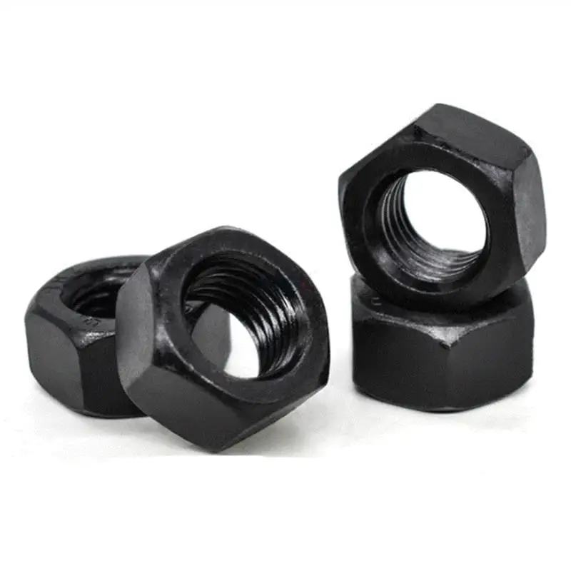 1/2/5/10/20/25/50 Black Grade 8.8 steel DIN934 Hex Hexagon Nut M1.4 M1.6 M2 M2.5 M3 M3.5 M4 M5 M6 M8 M10 M12 M14 M16 M18 M20 M24