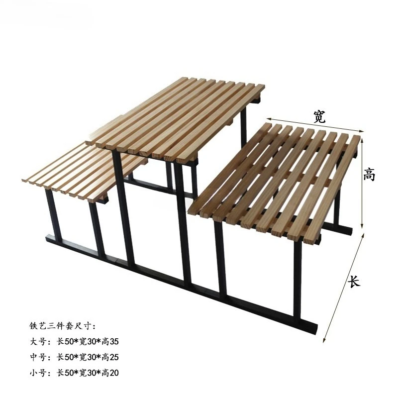

Wholesale solid wood wrought iron bread display stand combination bakery storefront display