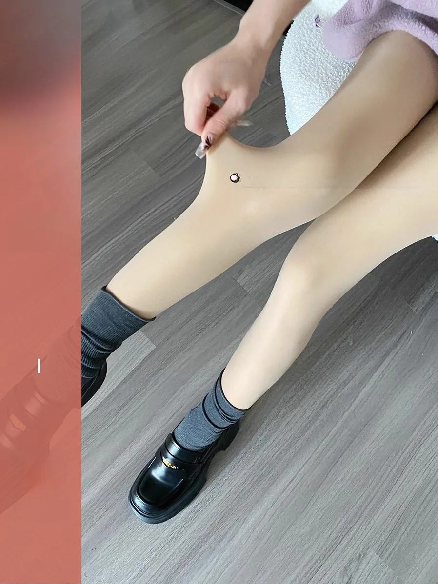 

Женские утепленные леггинсы Zozoa Home с высокой талией, на флисовой подкладке, зимние теплые колготки-чулки для женщин