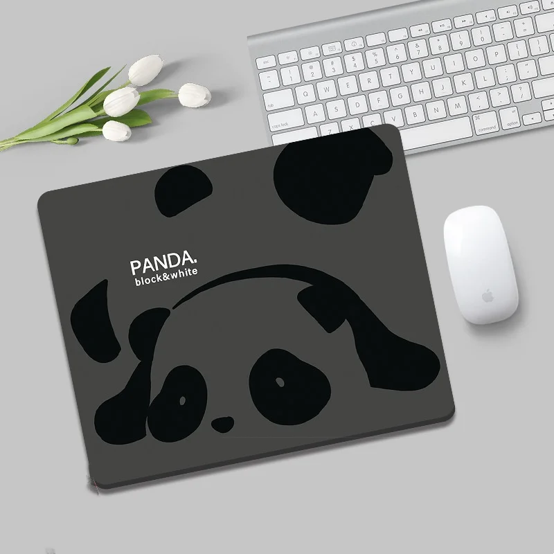 4/2 Pieces in Random Colors Panda Mouse Pad Office Soft Pad Laptop Wrist Pad Cute Home Use Non-Slip and Dirt-Resistant Suitable for Office Use