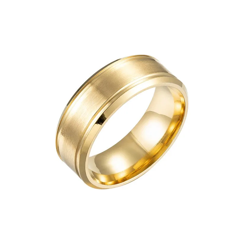 Neu in vinking Vintage Accessoires Gothic Y2k Stil Hombre Edelstahl Ring für Mann und Frau Gold Silber und schwarze Farbe