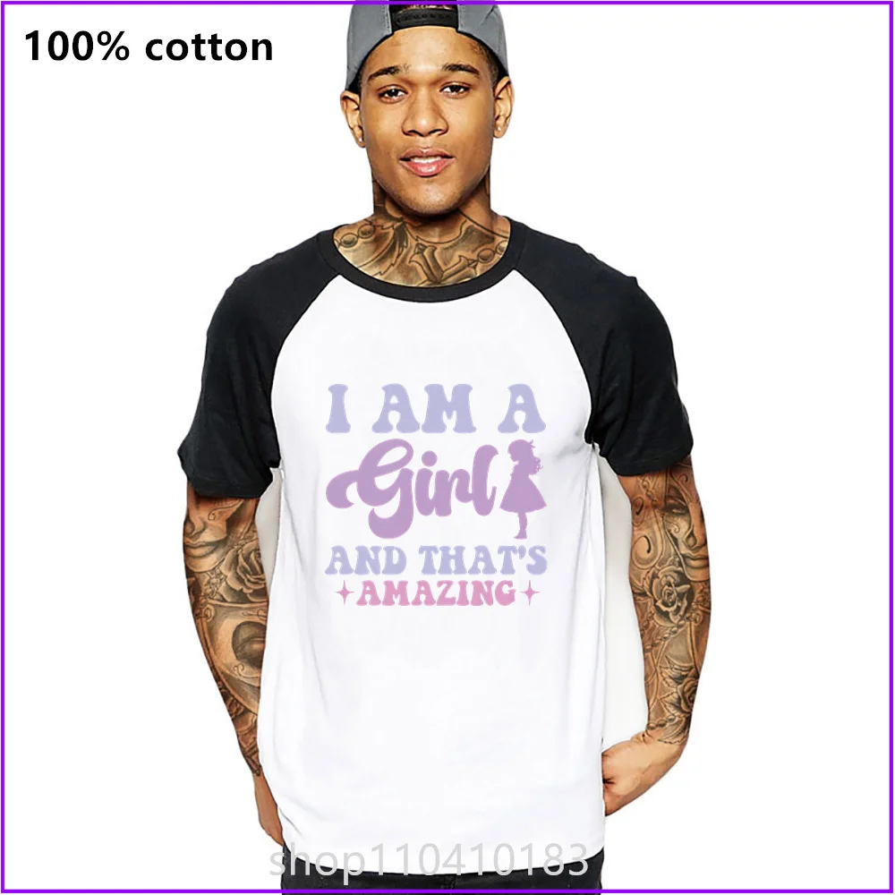 I Am A Girl And That'S Amazing Sjc45  T Shirts For Men'S Women Tshirt T-Shirt Clothing Oversized Manufacturers Custom Sports Sho