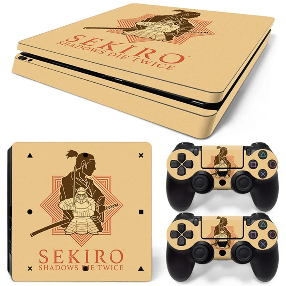 Sekiro shadows the twice  Best Sell Design Skin Sticker for PS4 Slim Console and Controllers