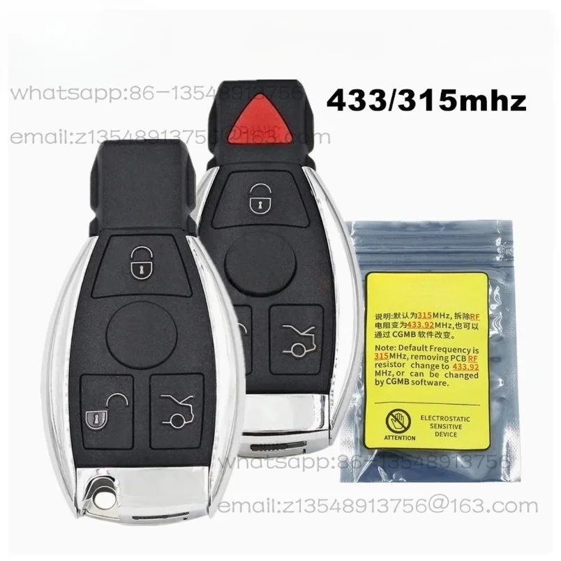 Frequency adjustable key circuit board 315/433MHz general smart key main board spot