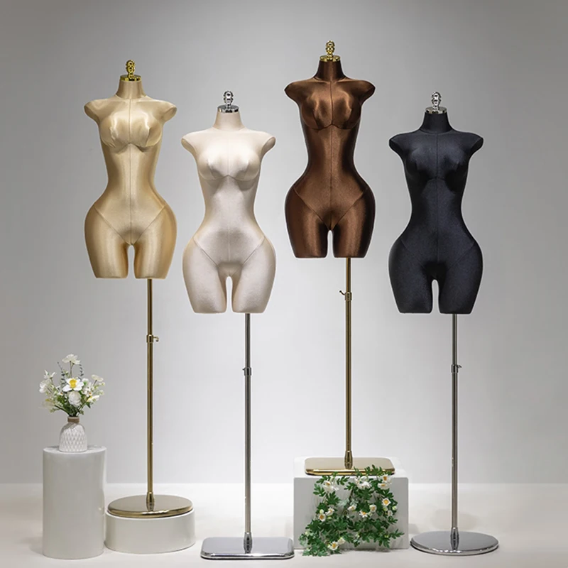 Plus Size Female Mannequin Body New Style Upper Body Big Buttocks Dress Form Clothing Pinning Capable
