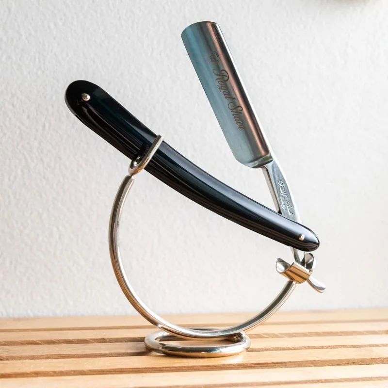 Прямая бритва 5/8 дюйма, полная полая круглая точка, специальная углеродистая сталь, готовая к бритью классическая прямая бритва ручной работы для влажного бритья