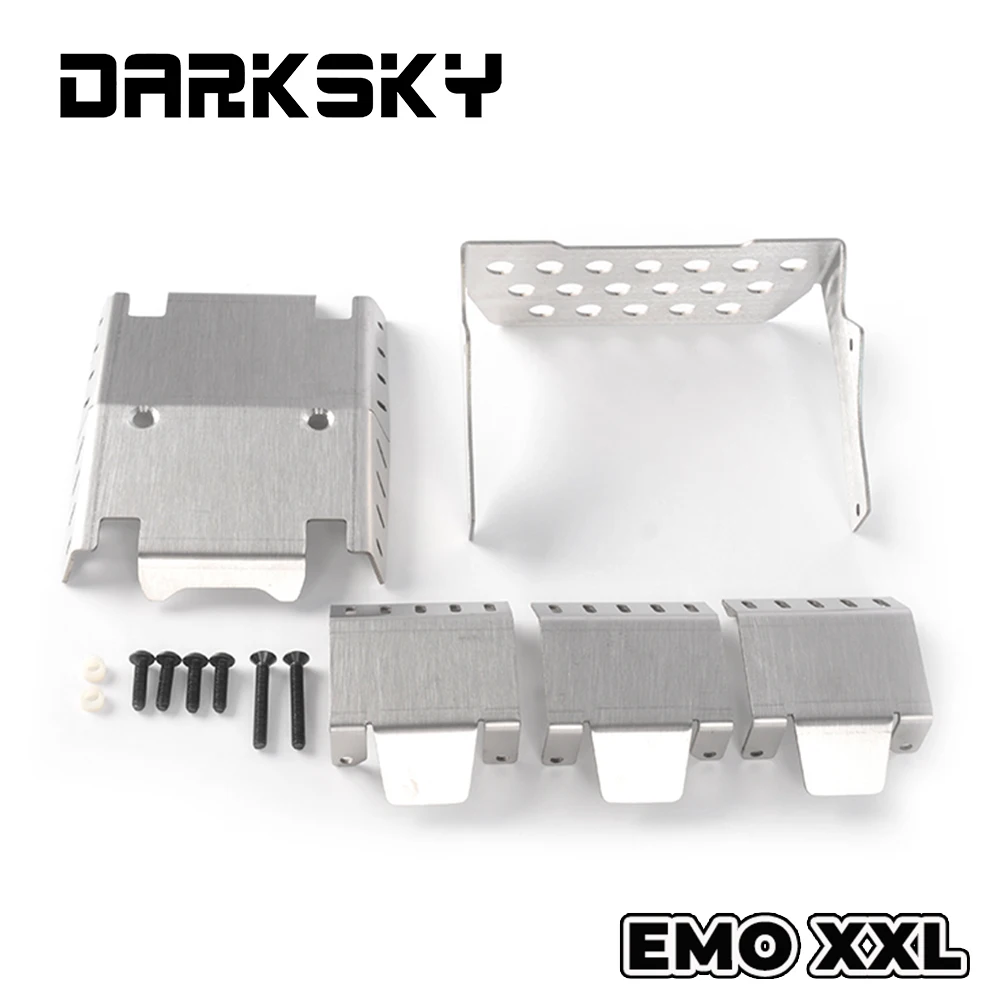 DARKSKY Metalowa Płyta Ochronna Podwozia, Ochrona Przed Upadkiem, Akcesoria do Crossrc 1/6 EMO XX EMO XXL