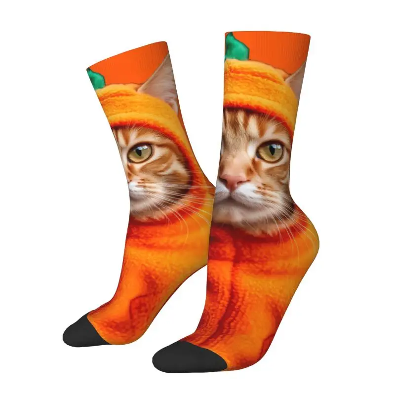 

Custom Cute Cute Cat Socks Women Men Warm 3D Printing Sports Football Socks