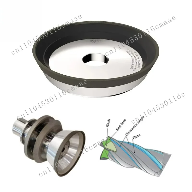 High Precision Resin Bond 11V9 11A2 Diamond/Boron Carbide Grinding Wheel for Milling Cutters