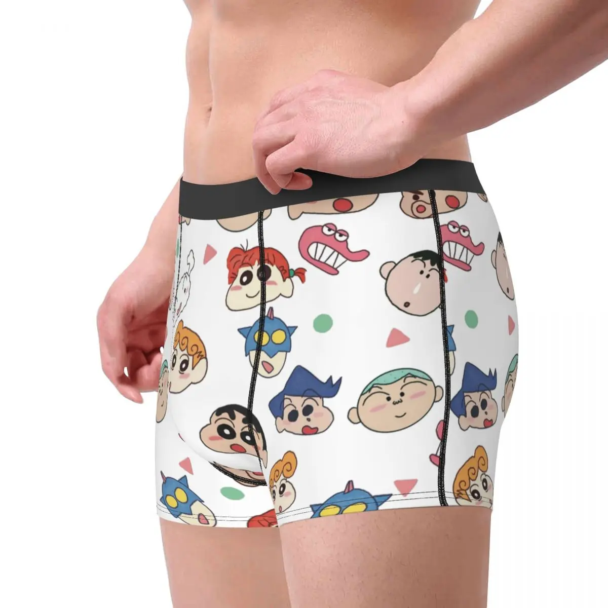 School Friends Crayons Shin-chans Men Underwear Boxer Briefs Shorts Panties Novelty Polyester Underpants for Male