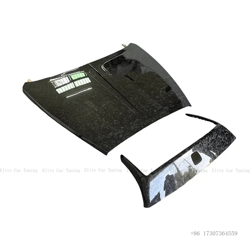 

for Rolls Royce Phantom Shine Shadow Forged Carbon Fiber Engine Cover Cullinan 2018 Dry