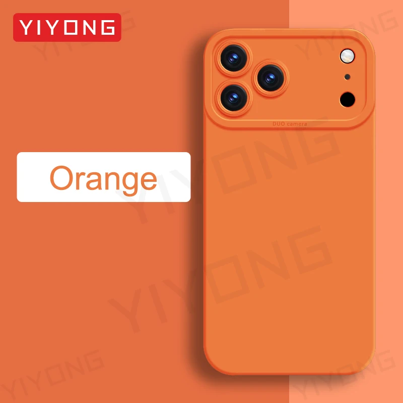 Für iPhone 17 Pro Max Fall YIYONG Original Weiche Flüssigkeit Silikon Abdeckung Für iPhone 17 Air 16 16e 15 14 plus 12 13 Mini Telefon Fällen